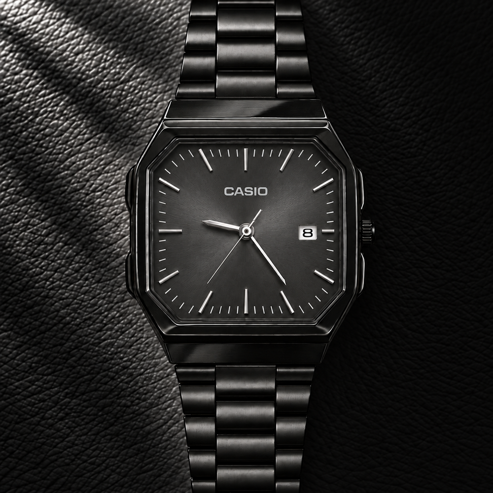 ONYX Anthracite — cuir charbon et lumiere contrastee