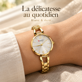 SELENE Blanc doré au poignet